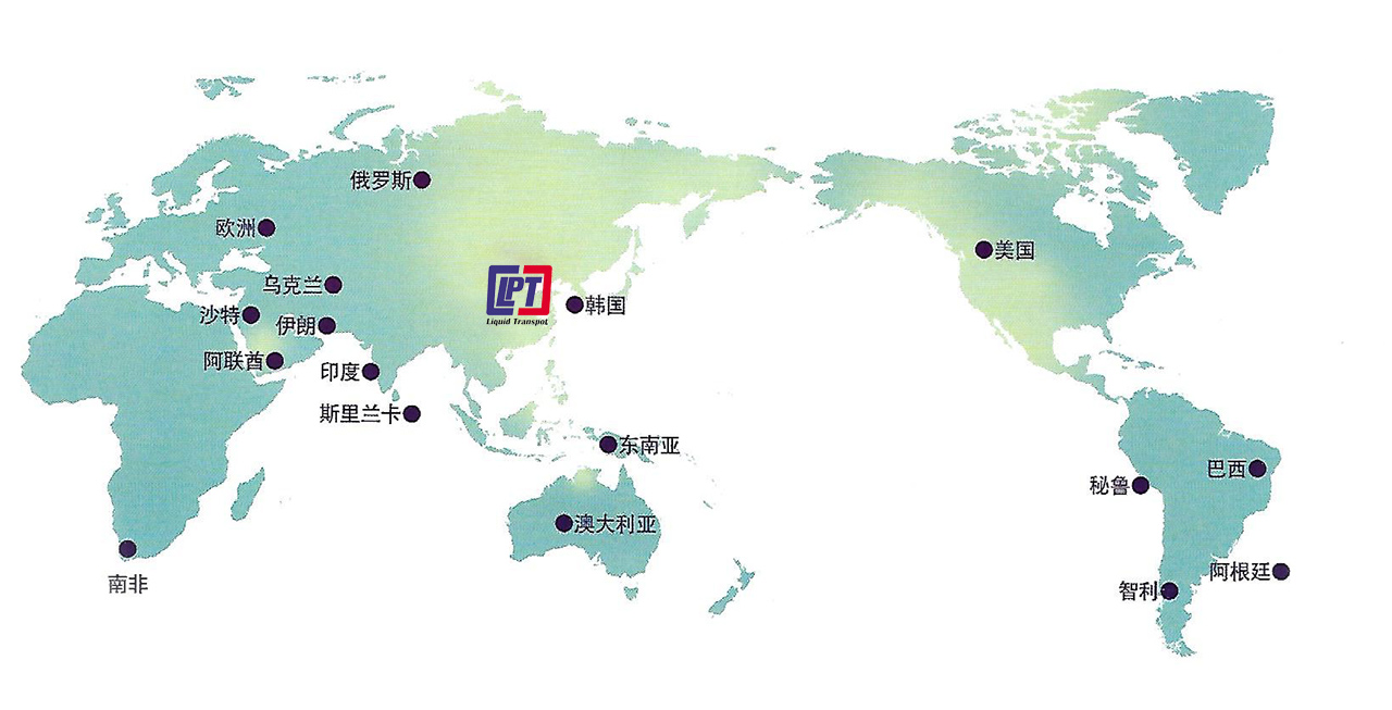 Global Logistics Service Network Map